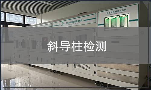 斜導柱檢測